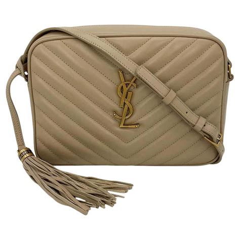 beige ysl camera bag|YSL camera bag dark beige.